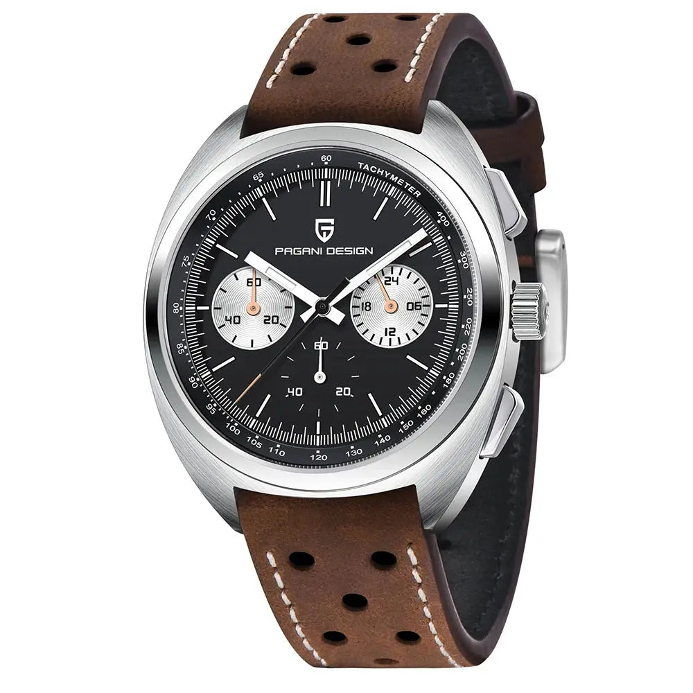 PAGANI DESIGN PD-1782 Quartz Chronograph – Sapphire, 10 Bar, Leather - Winter Seller Hub