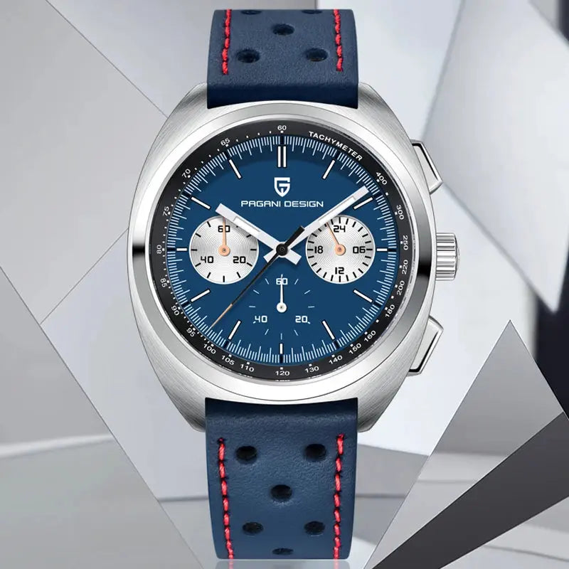 PAGANI DESIGN PD-1782 Quartz Chronograph – Sapphire, 10 Bar, Leather - Winter Seller Hub