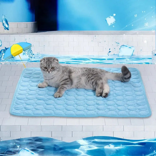 Cooling Pet Bed Mat – Summer Cat & Small Dog Sofa Pad - Winter Seller Hub