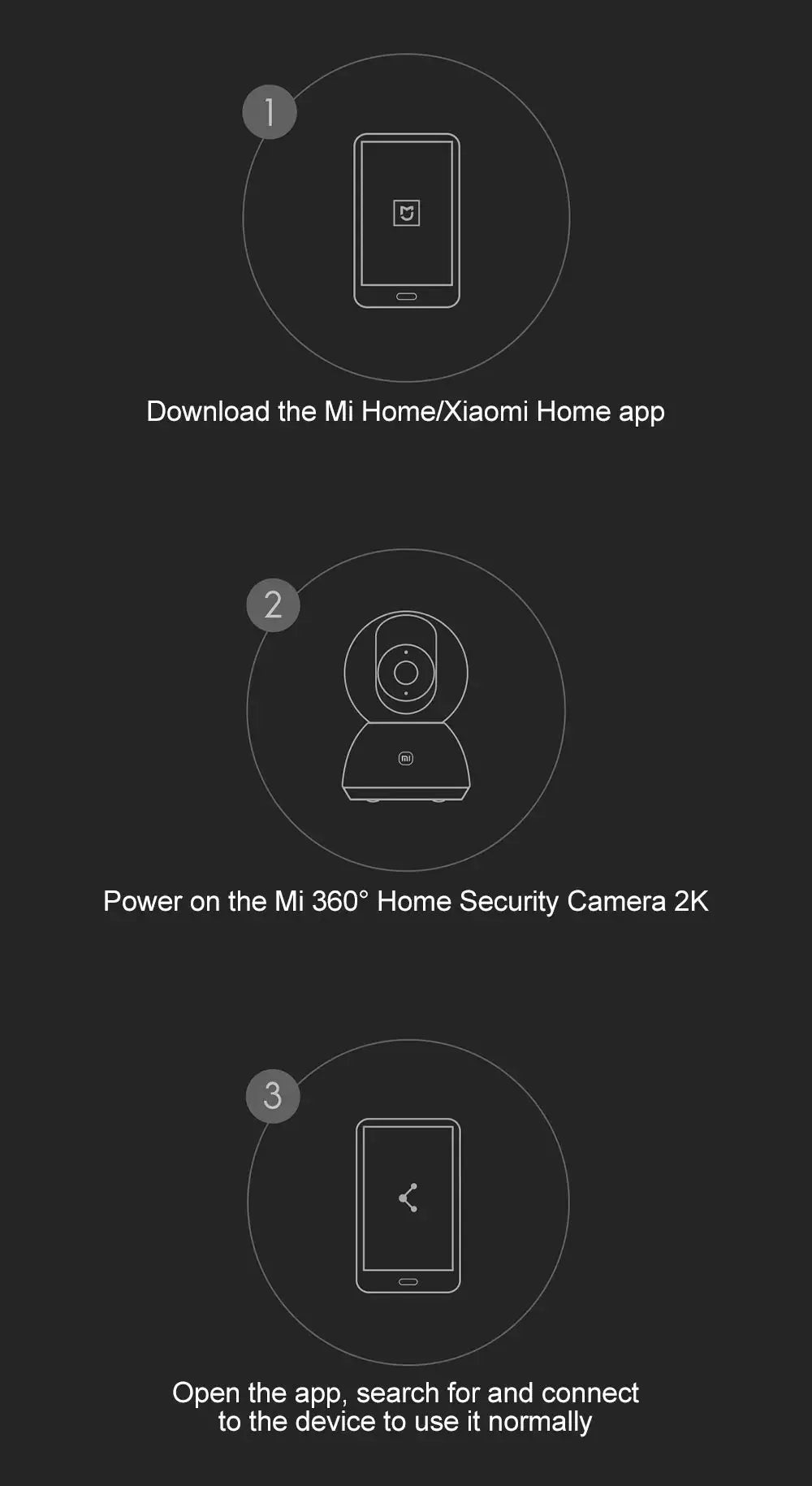 Xiaomi 360° Smart Home Security Camera Mi PTZ 2K Webcam 1296P 3 Megapixel AI Human Detection Night Vision Webcam Work With Miji - Winter Seller Hub