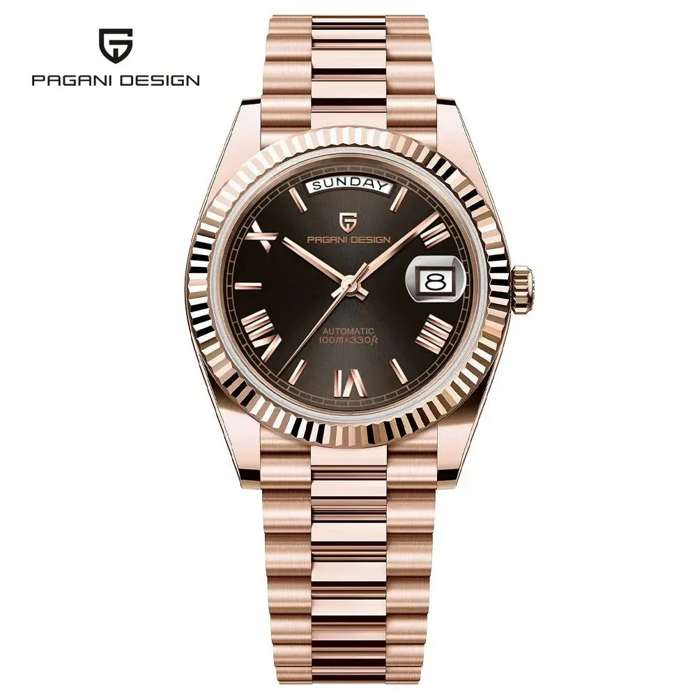 Men's Watches Rose Gold Luxury Automatic Watch - Winter Seller Hub