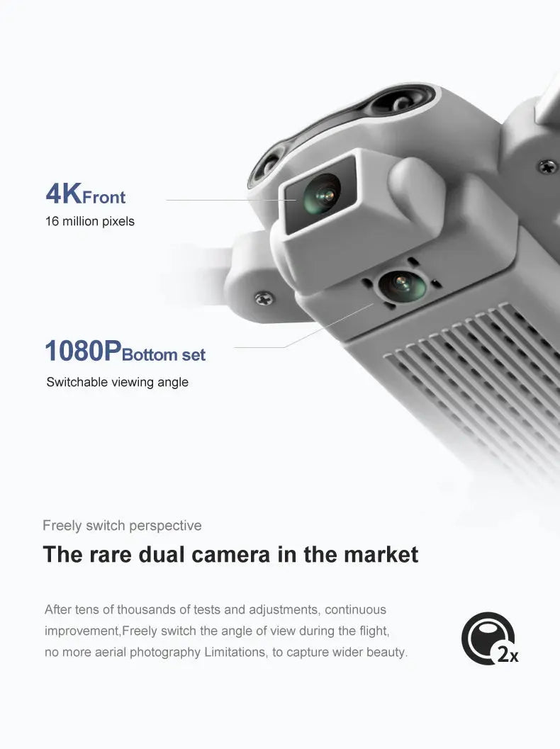 4DRC 2023 New V9 Mini Drone 4k HD Wide Angle Camera WIFI FPV Drones 1080P Dual Camera RC Dron Quadcopter Aircraft Kids Toys - Winter Seller Hub
