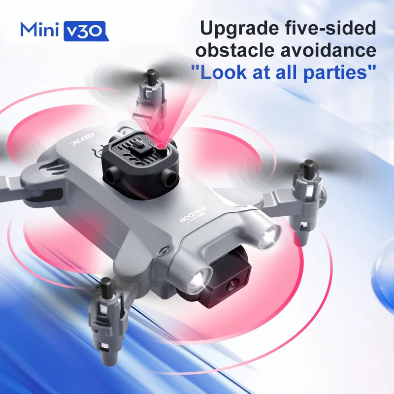 4DRC New V30 Mini Drone with Camera HD 4K 1080P FPV RC Drones Profesional Five-sided Obstacle Avoidance Helicopter Dron Toy Gift - Winter Seller Hub