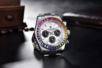 PAGANI DESIGN PD-1644 Quartz Watch – Stainless Steel, Luxury, Water-Resistant - Winter Seller Hub