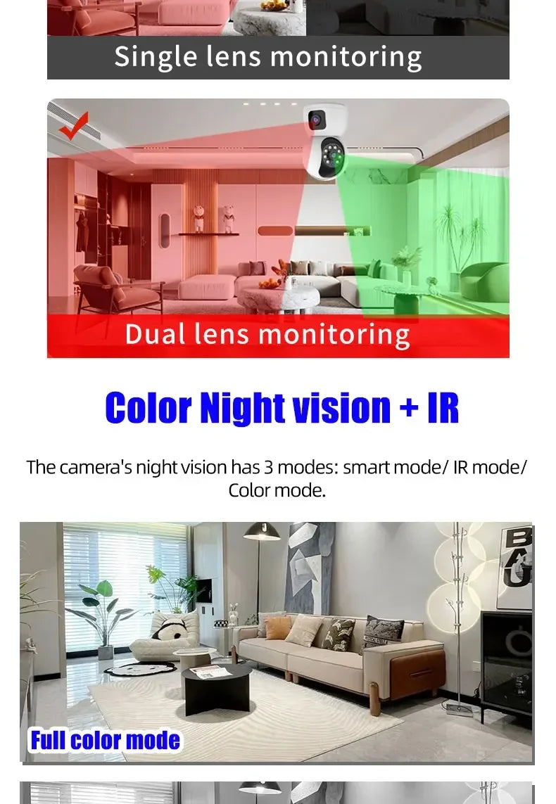 Tuya 5G 8MP 10MP WiFi Camera Smart Home Wireless IP Surveillance Camera AI Detect Automatic Tracking Security Baby Monitor Tuya - Winter Seller Hub