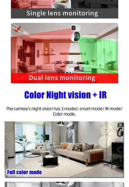 Tuya 5G 8MP 10MP WiFi Camera Smart Home Wireless IP Surveillance Camera AI Detect Automatic Tracking Security Baby Monitor Tuya - Winter Seller Hub