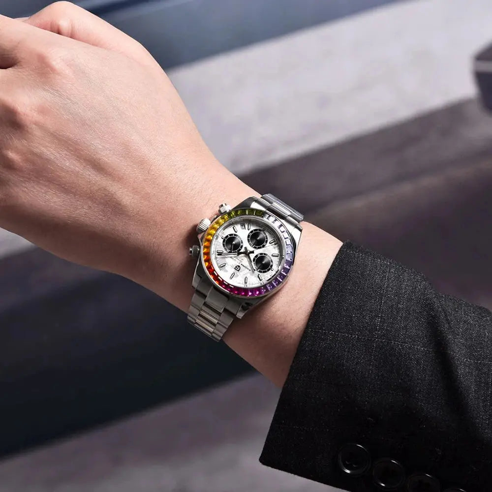PAGANI DESIGN PD-1644 Quartz Watch – Stainless Steel, Luxury, Water-Resistant - Winter Seller Hub