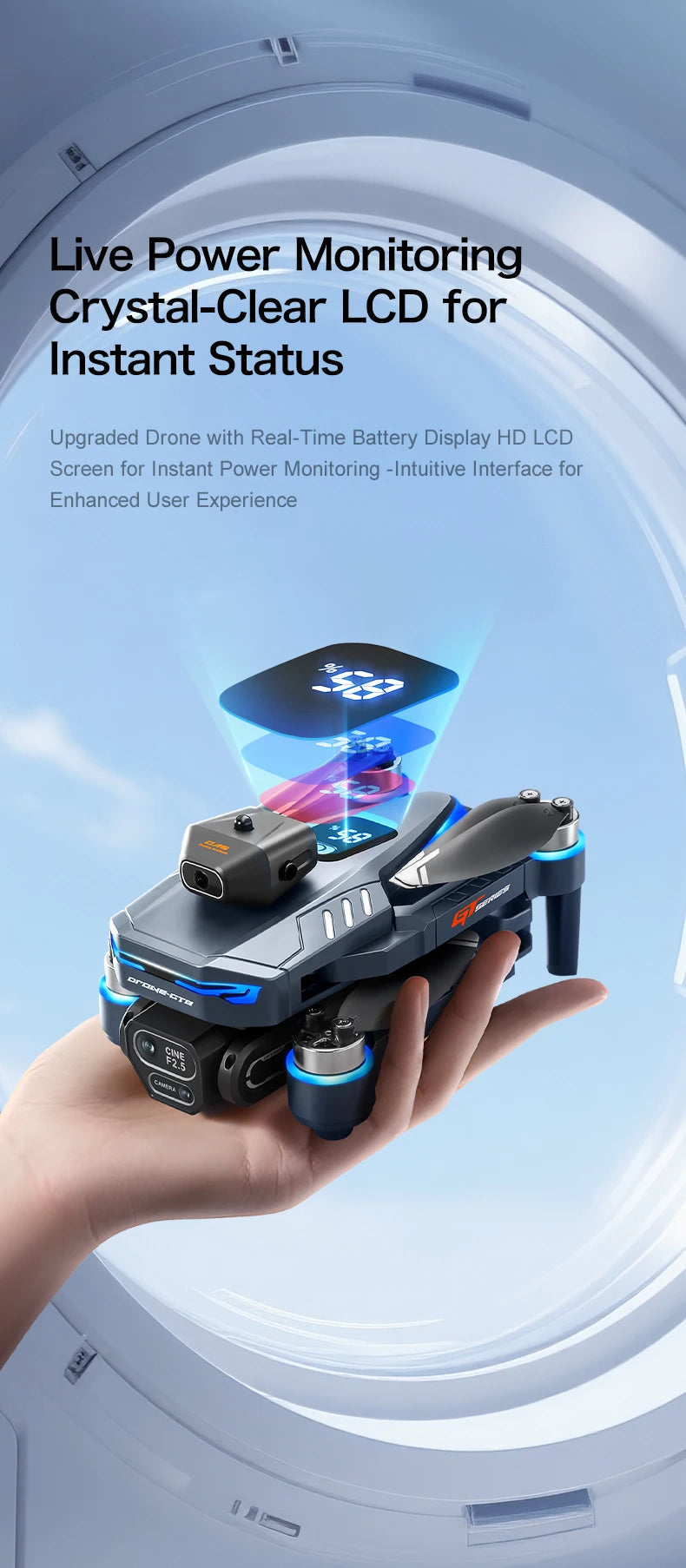 New GT8 Drone 8K Professional HD Dual Cameras Screen Remote 5G WIFI Brushless Motor Obstacle Avoidance Foldable Quadcopter Toys - Winter Seller Hub