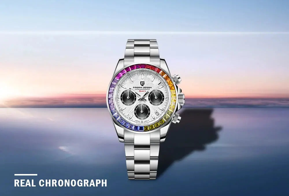 PAGANI DESIGN PD-1644 Quartz Watch – Stainless Steel, Luxury, Water-Resistant - Winter Seller Hub