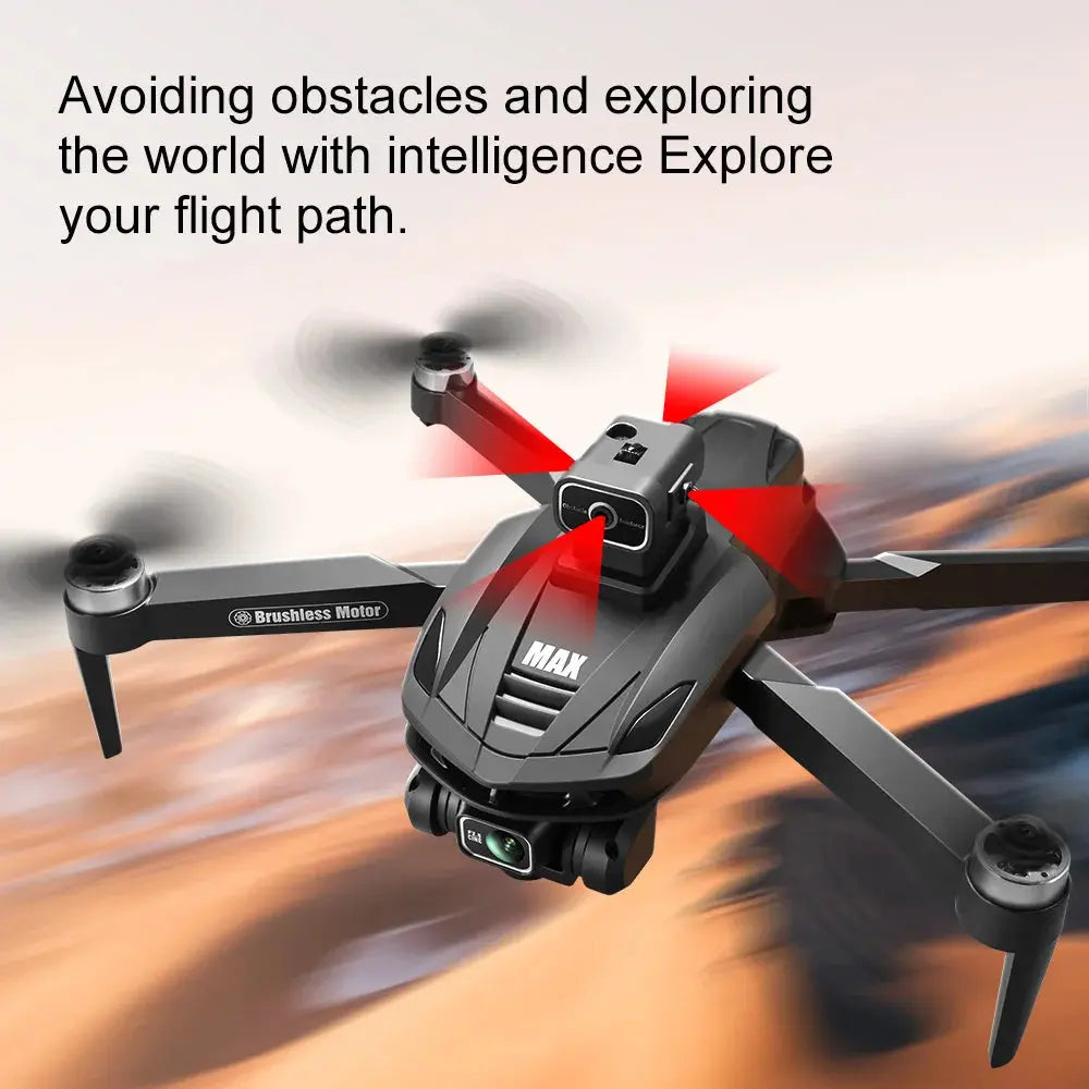 2025 V168 Pro MAX GPS Drone 8K Professional HD Camera 5G WIFI FPV 360° Obstacle Avoidance Brushless Large Screen RC Quadcopter - Winter Seller Hub