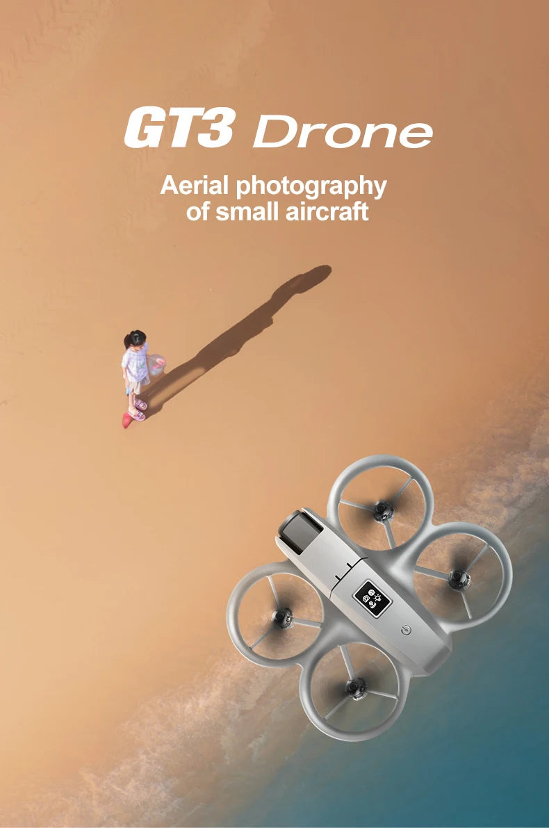 Gt3 Mini Drone 8k Camera 180° ESC Optical Flow Positioning WIFI Aerial Photography Remote Control Aircraft G-safe Drone Toy Gift - Winter Seller Hub
