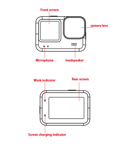 NEW CERASTES V9 4K WiFi Anti-shake Action Camera Go With Remote Control Screen Waterproof Sport Camera pro drive recorde - Winter Seller Hub