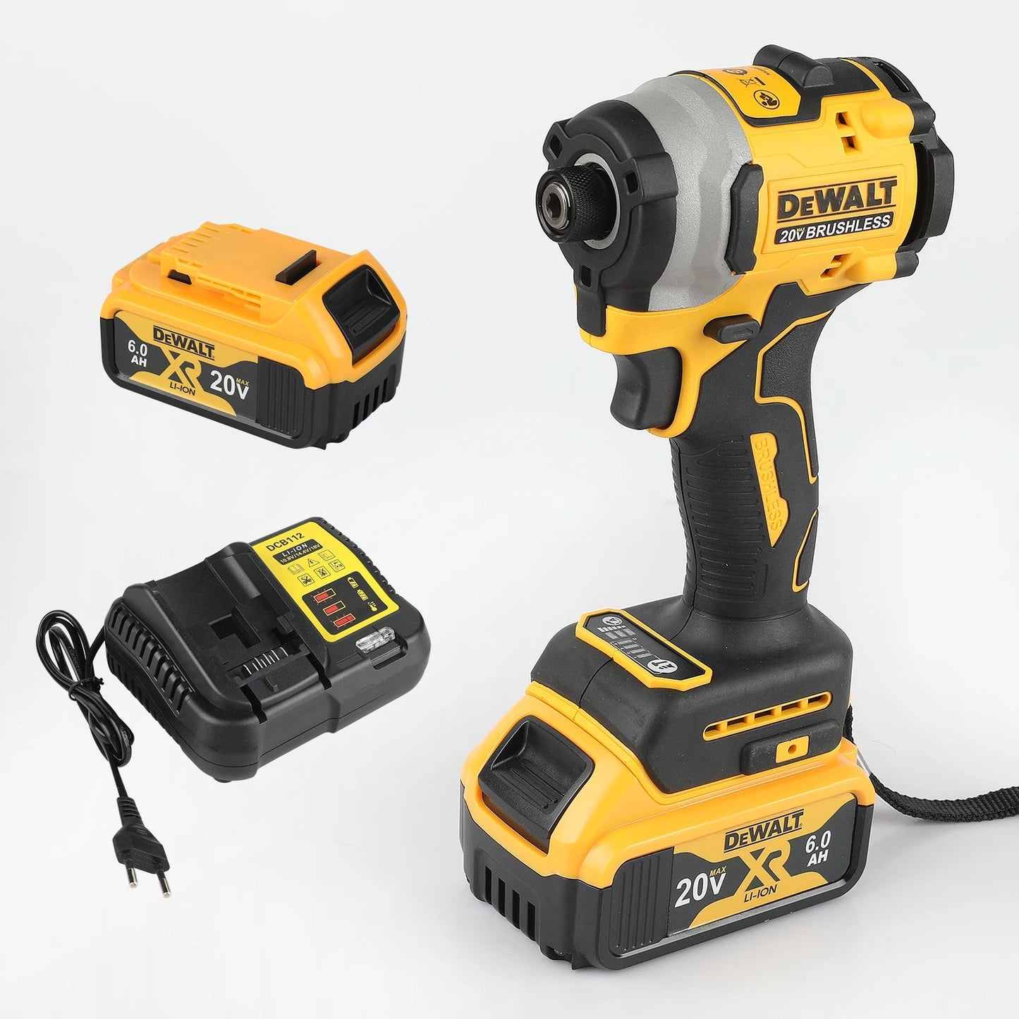 DEWALT DCF850 20V MAX Brushless Impact Driver – High Torque Compact Electric Screwdriver - Winter Seller Hub