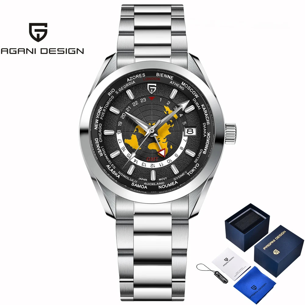 PD1788 Quartz Wristwatch – Stainless Steel Case & Bracelet, Water-Resistant, Fashionable Casual Watch - Winter Seller Hub