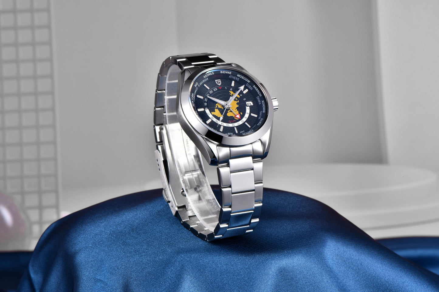 PD1788 Quartz Wristwatch – Stainless Steel Case & Bracelet, Water-Resistant, Fashionable Casual Watch - Winter Seller Hub