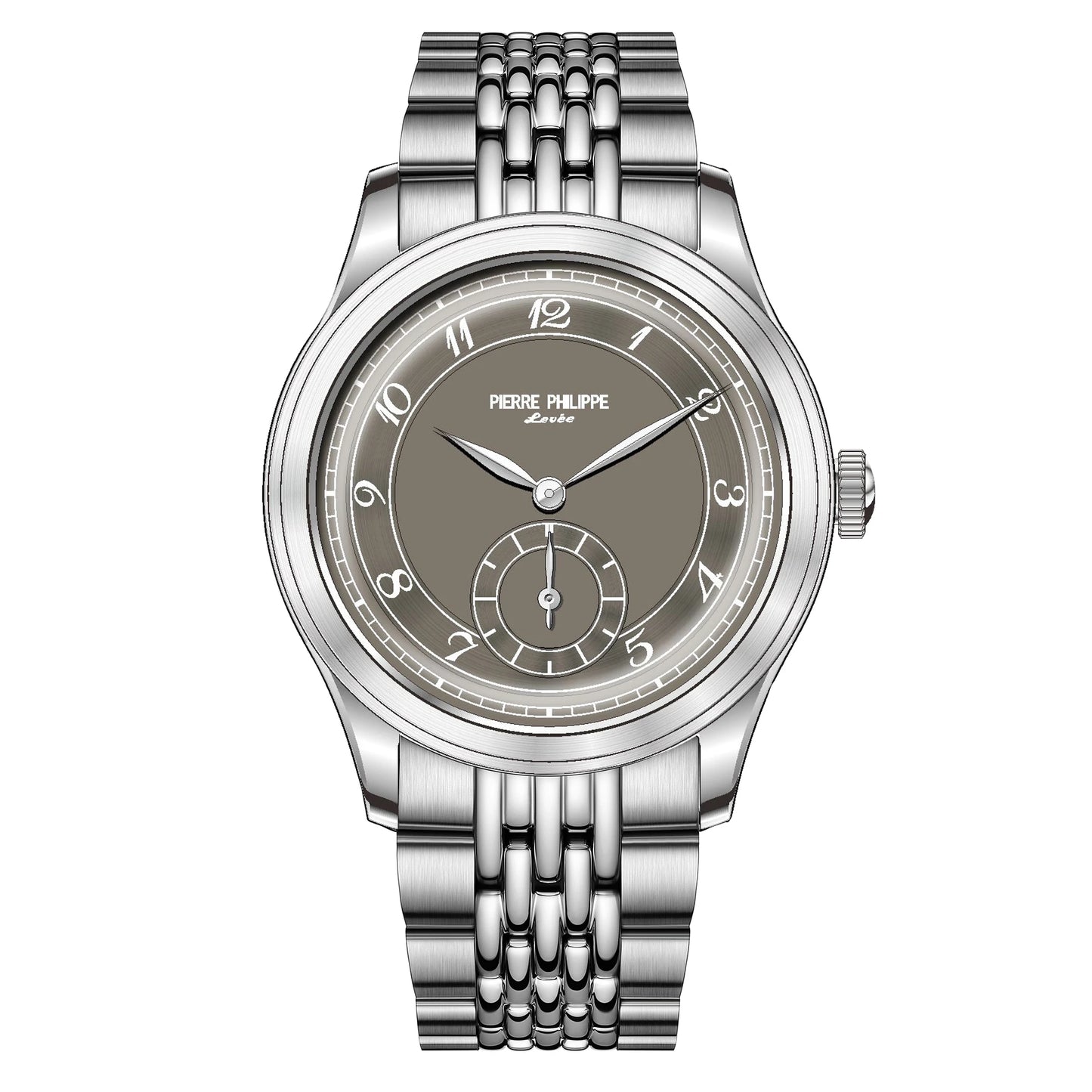 Pierre Philippe Field Watch 1940 – Vintage Mechanical Hand-Wind Gray Dial - Winter Seller Hub