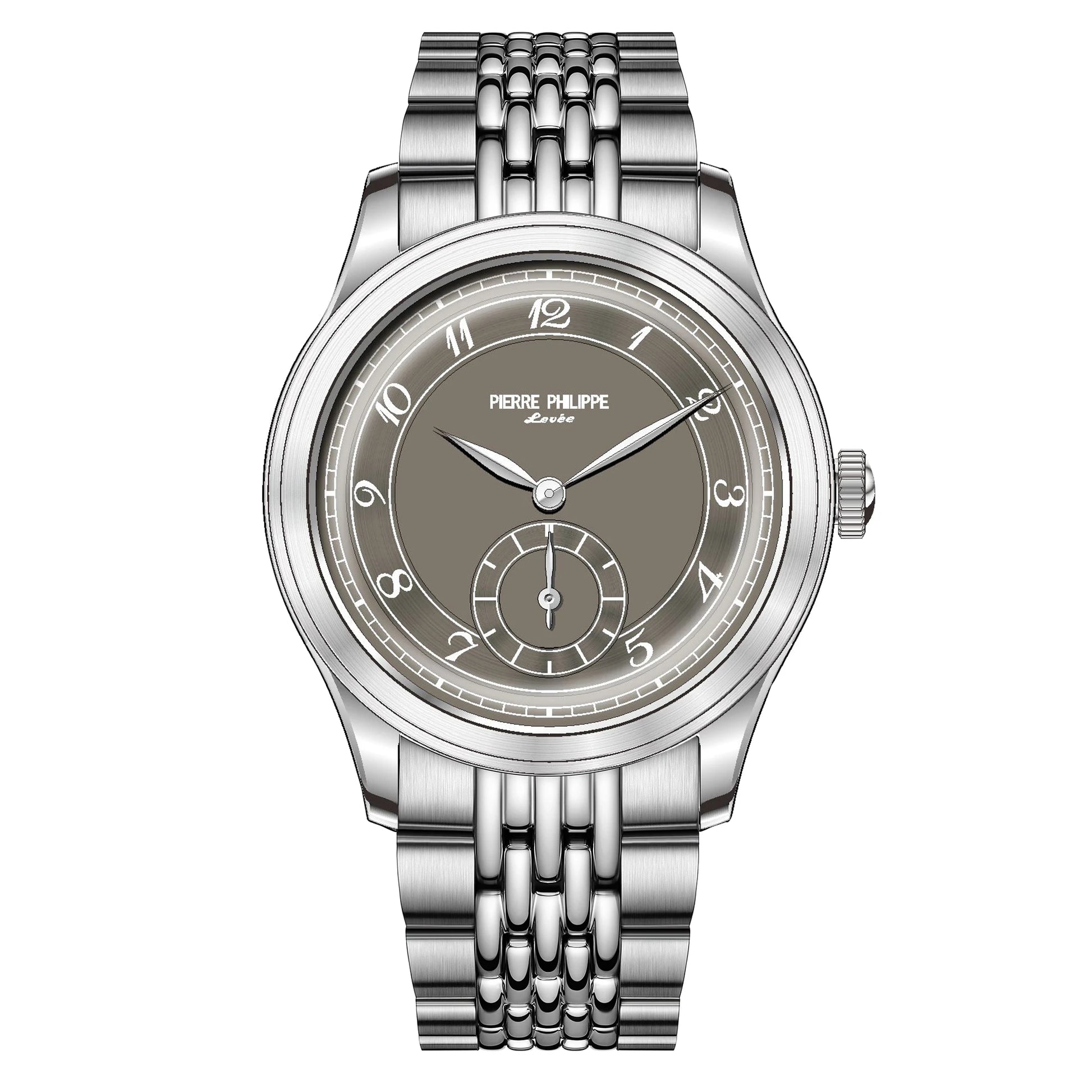 Pierre Philippe Field Watch 1940 – Vintage Mechanical Hand-Wind Gray Dial - Winter Seller Hub