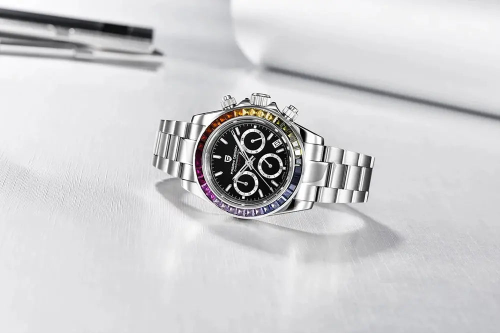 PAGANI DESIGN PD-1644 Quartz Watch – Stainless Steel, Luxury, Water-Resistant - Winter Seller Hub
