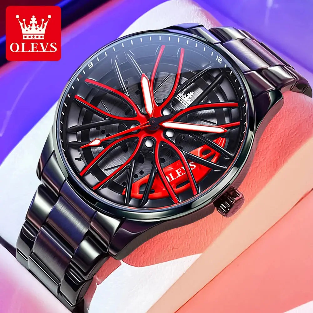 OLEVS 9937 Quartz Watch – Stainless Steel, Luminous, 3 Bar - Winter Seller Hub