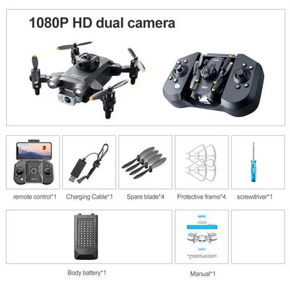 4DRC New V30 Mini Drone with Camera HD 4K 1080P FPV RC Drones Profesional Five-sided Obstacle Avoidance Helicopter Dron Toy Gift - Winter Seller Hub