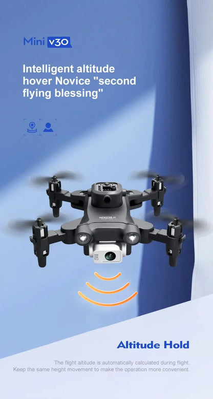 4DRC New V30 Mini Drone with Camera HD 4K 1080P FPV RC Drones Profesional Five-sided Obstacle Avoidance Helicopter Dron Toy Gift - Winter Seller Hub