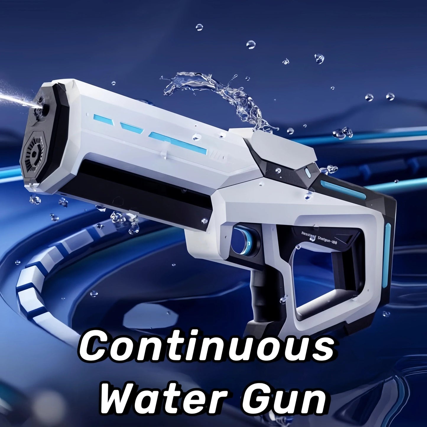 ZNMSQ Electronic Water Gun – Flashing LED, Lithium Battery-Powered Toy for Teens & Adults - Winter Seller Hub