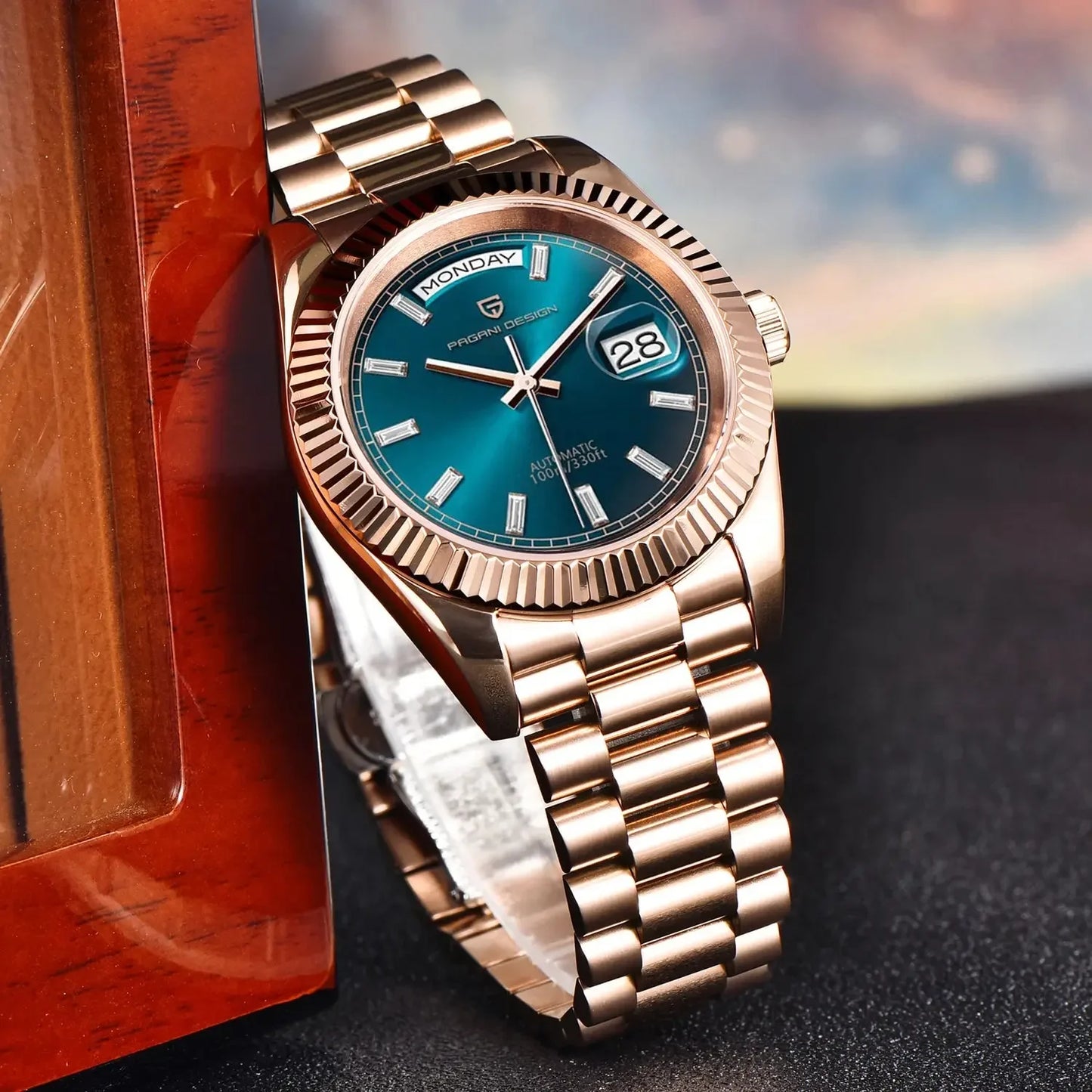 Men's Watches Rose Gold Luxury Automatic Watch - Winter Seller Hub