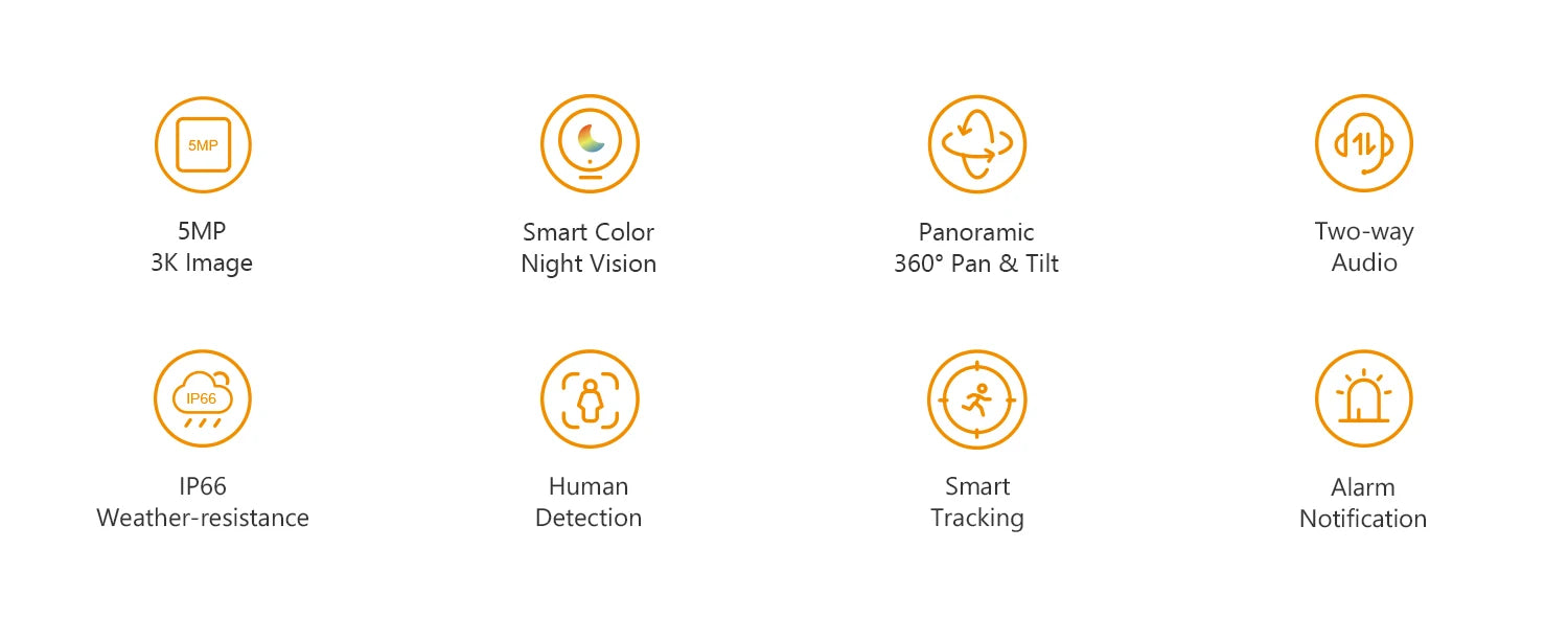IMOU 2PCS Cruiser SE+ 5MP Wi-Fi PTZ Camera Smart Color Night Vision IP66 Outdoor Security 360° Coverage Smart Auto Tracking - Winter Seller Hub