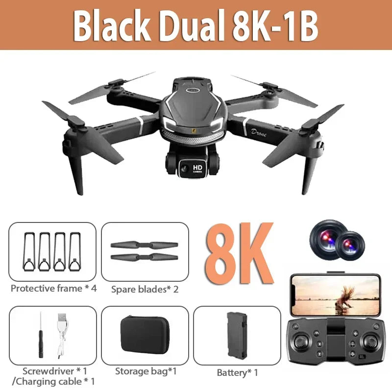 For Xiaomi V88 Drone 8K 5G GPS Professional HD Aerial Photography Remote Control Aircraft HD Dual Camera Quadcopter Toy UAV - Winter Seller Hub