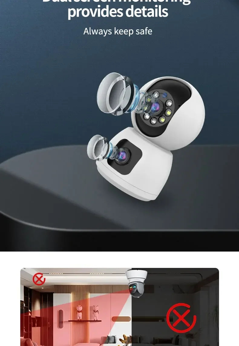 Tuya 5G 8MP 10MP WiFi Camera Smart Home Wireless IP Surveillance Camera AI Detect Automatic Tracking Security Baby Monitor Tuya - Winter Seller Hub