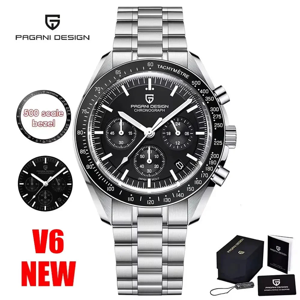 Moon V6 Men's Watches Luxury Quartz Watch - Winter Seller Hub