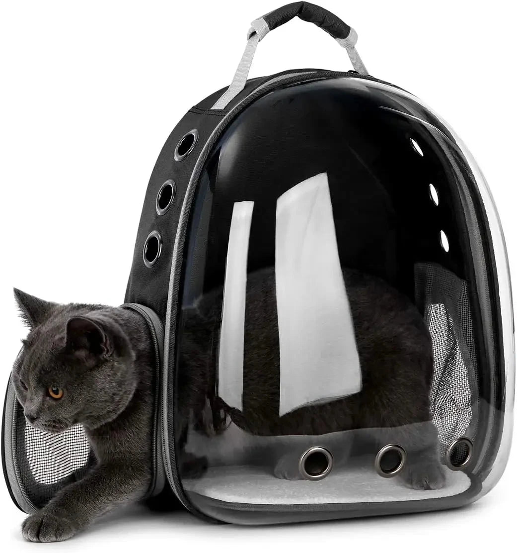 Transparent Bubble Pet Carrier Backpack – Cats & Small Pets - Winter Seller Hub