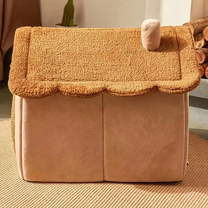Foldable Pet House – Removable, Washable Bed for Cats & Puppies - Winter Seller Hub