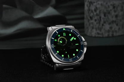 PAGANI DESIGN PD-1736 Automatic Skeleton – Sapphire, 20 Bar, Steel - Winter Seller Hub