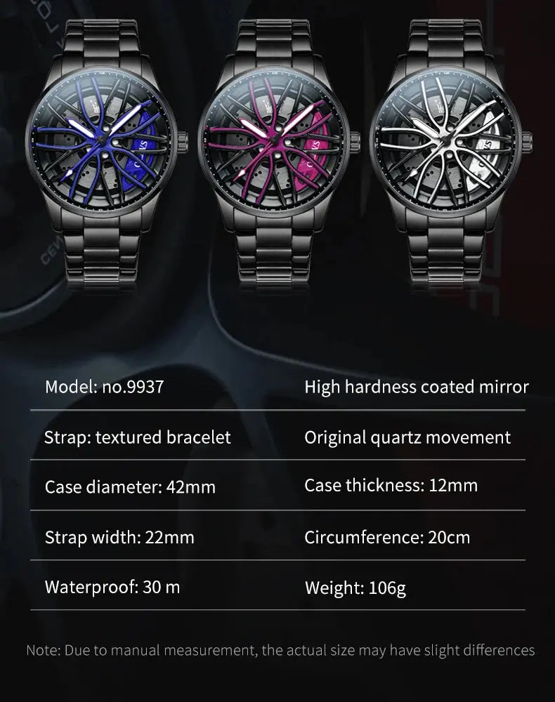 OLEVS 9937 Quartz Watch – Stainless Steel, Luminous, 3 Bar - Winter Seller Hub