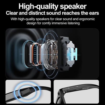 AI Smart Glasses with Camera | Bluetooth Music, Video & ChatGPT Voice Control