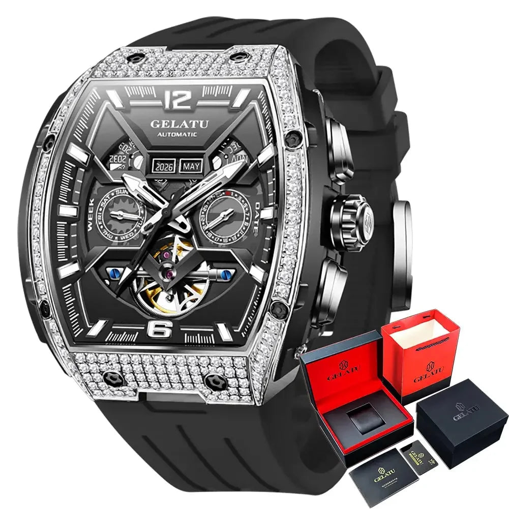 GELATU Automatic Waterproof Men’s Watch - Winter Seller Hub