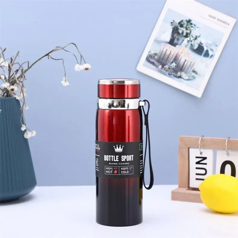 1L Insulated Stainless Steel Water Bottle – Vacuum, Hot/Cold, Leakproof - Winter Seller Hub
