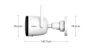 IMOU Outdoor Bullet 2C 4MP Wifi Camera Weatherproof AI Human Detection Outdoor Surveillance ip Camera - Winter Seller Hub