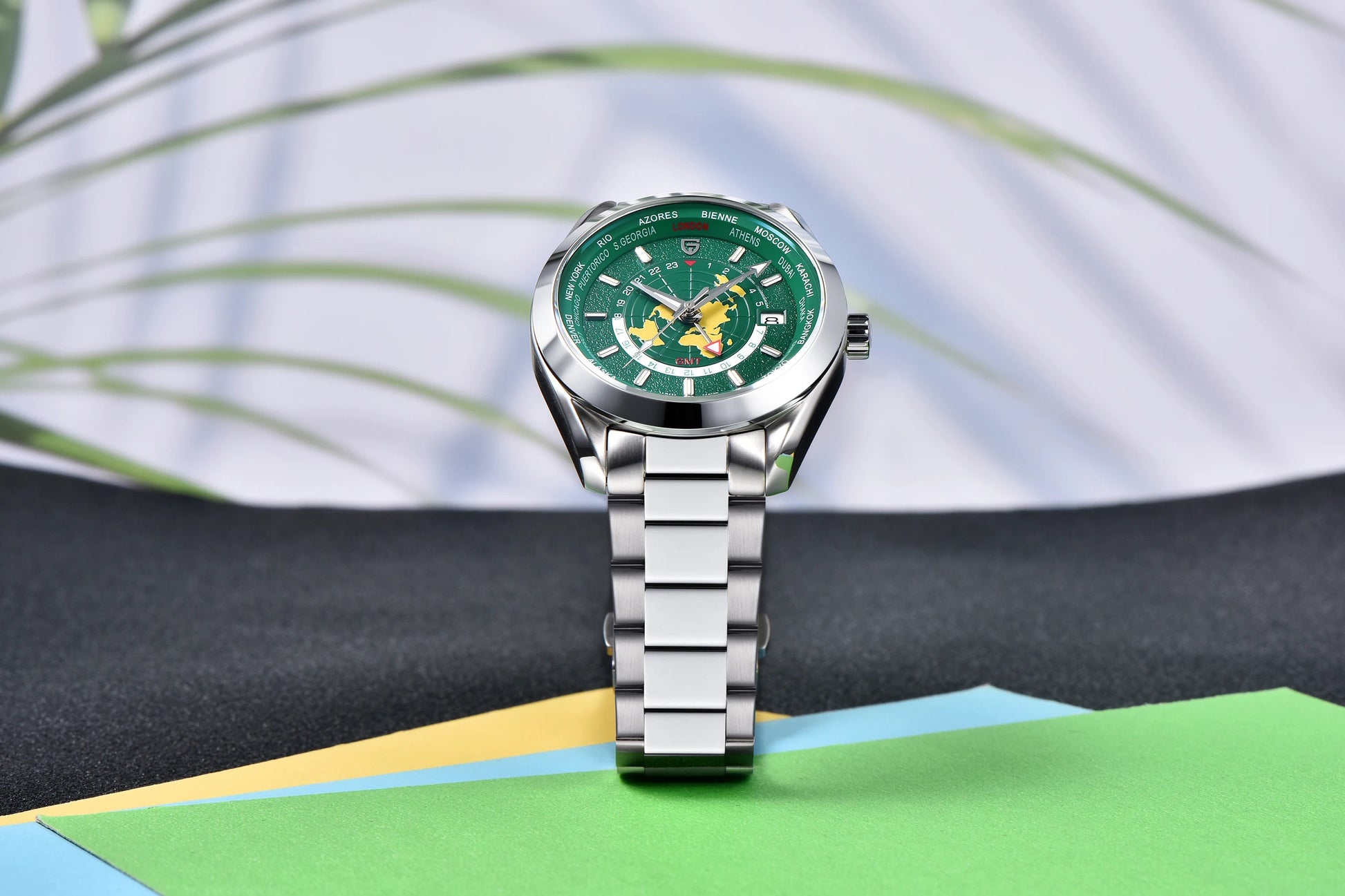 PD1788 Quartz Wristwatch – Stainless Steel Case & Bracelet, Water-Resistant, Fashionable Casual Watch - Winter Seller Hub
