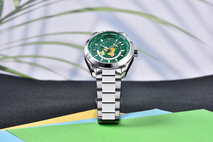 PD1788 Quartz Wristwatch – Stainless Steel Case & Bracelet, Water-Resistant, Fashionable Casual Watch - Winter Seller Hub