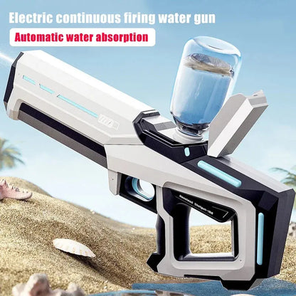 ZNMSQ Electronic Water Gun – Flashing LED, Lithium Battery-Powered Toy for Teens & Adults - Winter Seller Hub
