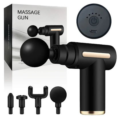 Massage Gun Muscle Relaxation Massage Equipment Neck Membrane Rob Cervical Spine Massage Instrument Mini Fascia Gun Wireless