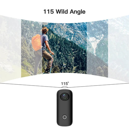 SJCAM C100 Plus Action Camera 4K 30M Waterproof 2.4G WiFi - Winter Seller Hub