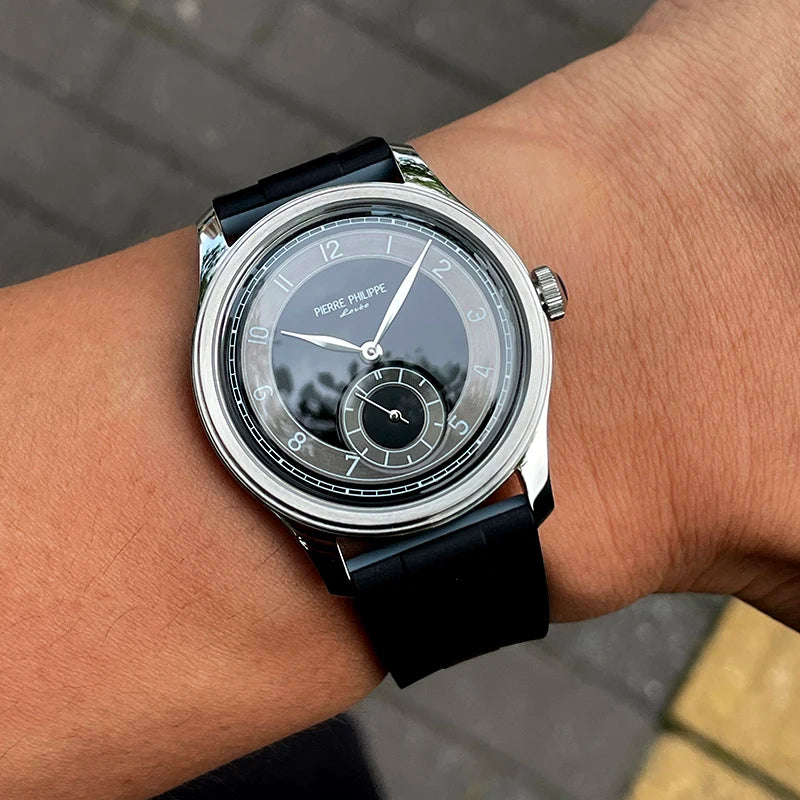 Pierre Philippe Field Watch 1940 – Vintage Mechanical Hand-Wind Gray Dial - Winter Seller Hub