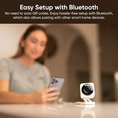 Wyze Cam v4, 2K Wi-Fi Smart Home Security Camera, Indoor/Outdoor Pet/Baby Monitor, Motion Activated Spotlight/Siren, 2-Way Audio - Winter Seller Hub