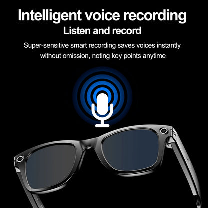 AI Smart Glasses with Camera | Bluetooth Music, Video & ChatGPT Voice Control
