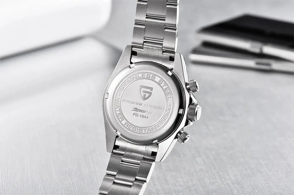 PAGANI DESIGN PD-1644 Quartz Watch – Stainless Steel, Luxury, Water-Resistant - Winter Seller Hub