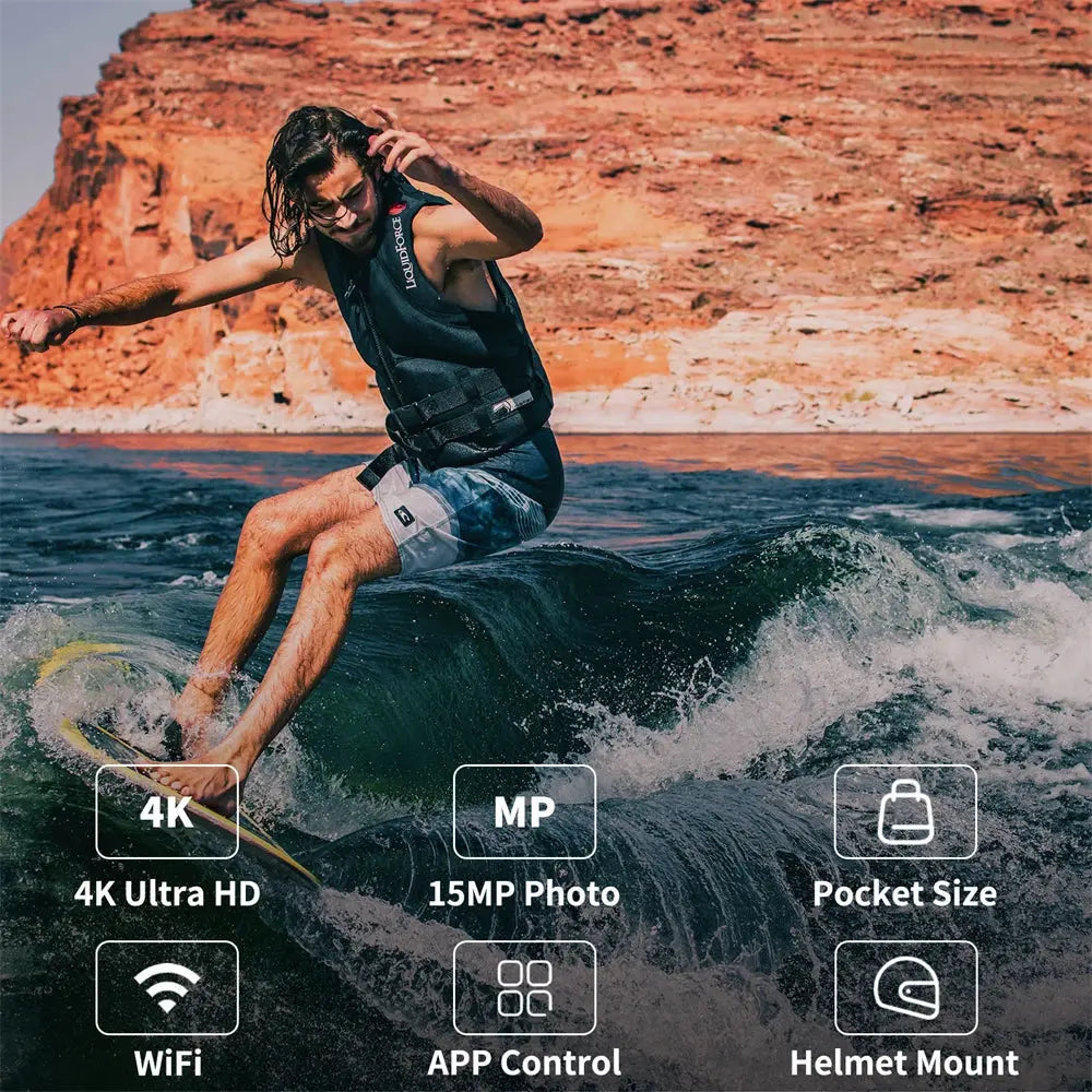 SJCAM C100 Plus Action Camera 4K 30M Waterproof 2.4G WiFi - Winter Seller Hub