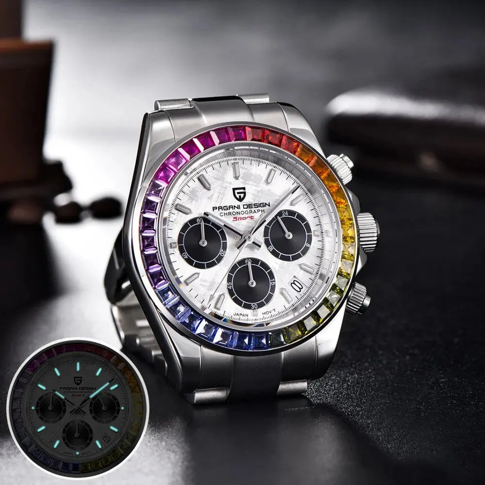 PAGANI DESIGN PD-1644 Quartz Watch – Stainless Steel, Luxury, Water-Resistant - Winter Seller Hub